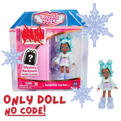 Royale High Surprise Locker   Ice Fairy Mini Doll S1 - NEW doll - NO code