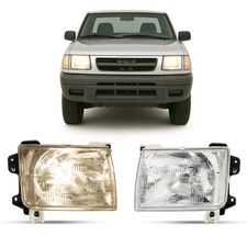 Pair For Nissan Xterra 2000 2001 Headlight Assembly Set Left And Right Side
