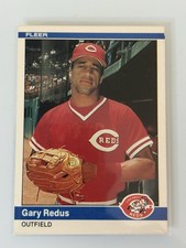 1984 Fleer Gary Redus #481 Cincinnati Reds Rookie Card RC. rookie card picture