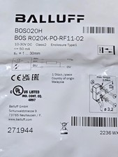 BALLUFF BOS R020K-PO-RF11-02 Photoelectric Sensor BOS020H NEW