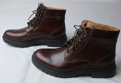Johnston & Murphy Men's Kelton Plain Toe Boots JL3 Brown Size US:13 UK:12