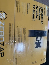 ZeboZap ZZTVA2022 DIY NO Drill Full Motion Gazebo TV Mount | Outdoor TV Mount |H