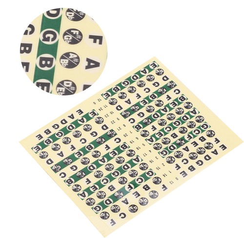 7-Color Guitar Fretboard Stickers Easy Learn For Beginner Acoustic Electric PMJO - Picture 11 of 22