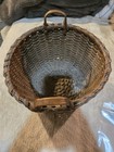 ANTIQUE 19TH CENTURY PRIMITIVE DOUBLE HANDLED BASKET AUTHENTIC  — photo 2