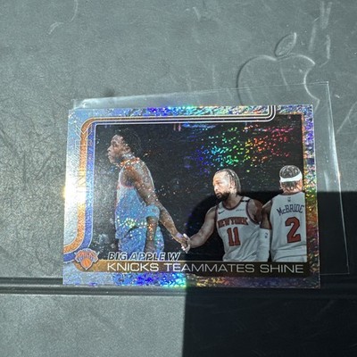 25-26 Topps Flagship BIG APPLE KNICKS TEAMMATES SHINE Sandglitter Foil #274  