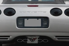 GT Styling 9704X Rear License Plate Surround Carbon Fiber 97-04 Corvette