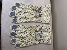Vintage Floral Gardening Gloves adorable Charm Garden Tools Lace Cuff Women  s