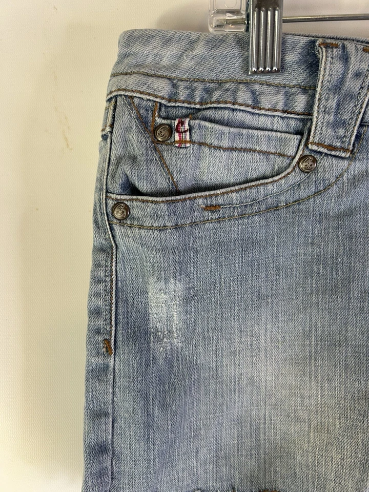 Mini Pantalones Cortos Vintage Y2K Candies Para Mujer 7/8 Grueso Cosido Bordado Corte Foto 4 de 4