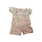 Vintage Cabbage Patch Light Pink Corduroy Bibs With White Shirt,1985, 16" Doll
