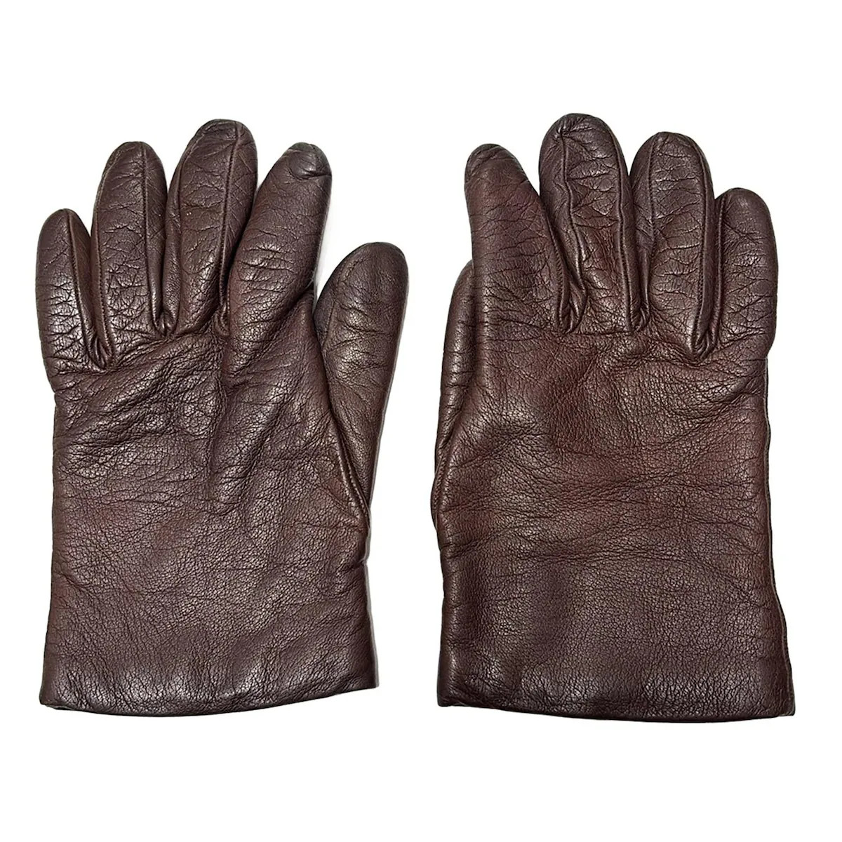 MADOVA - Dark Brown Leather Women's Gloves