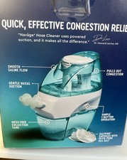 Navage Congestion Relief / nose cleaner uses powered suction.Sinus Allergy Cold