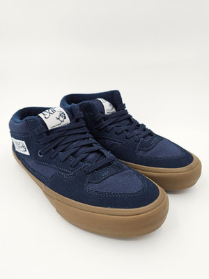 Vans Half Cab Pro Skate Shoes Sneakers Navy Blue Gum Soles Men's Size 10