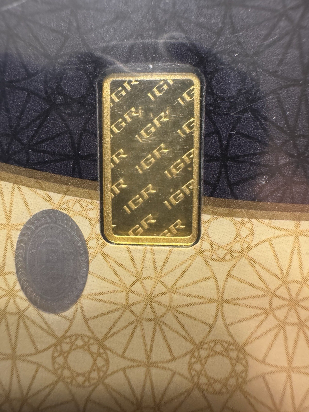 0.5 Gram IGR Gold Bar • 999.9 Fine • Sealed Assay Card • Istanbul Gold Refinery