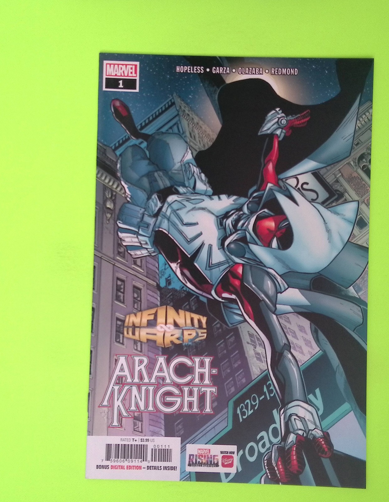 Infinity Wars Arachknight #1 2018 Marvel Comics primera aplicación alto grado W247-149