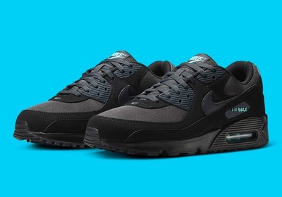 Nike Air Max 90 Black Tiffany Men's Sports Sneaker HV6224-001 | eBay