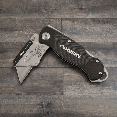 Husky Folding Sure-Grip Lock Back Utility Knife Brand New