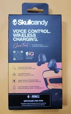 Skullcandy True Wireless Earbuds Hands Free Voice Control True Black