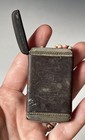 Antique 1800s Leather Wrapped Match Safe Vesta Case 19th C. Victorian