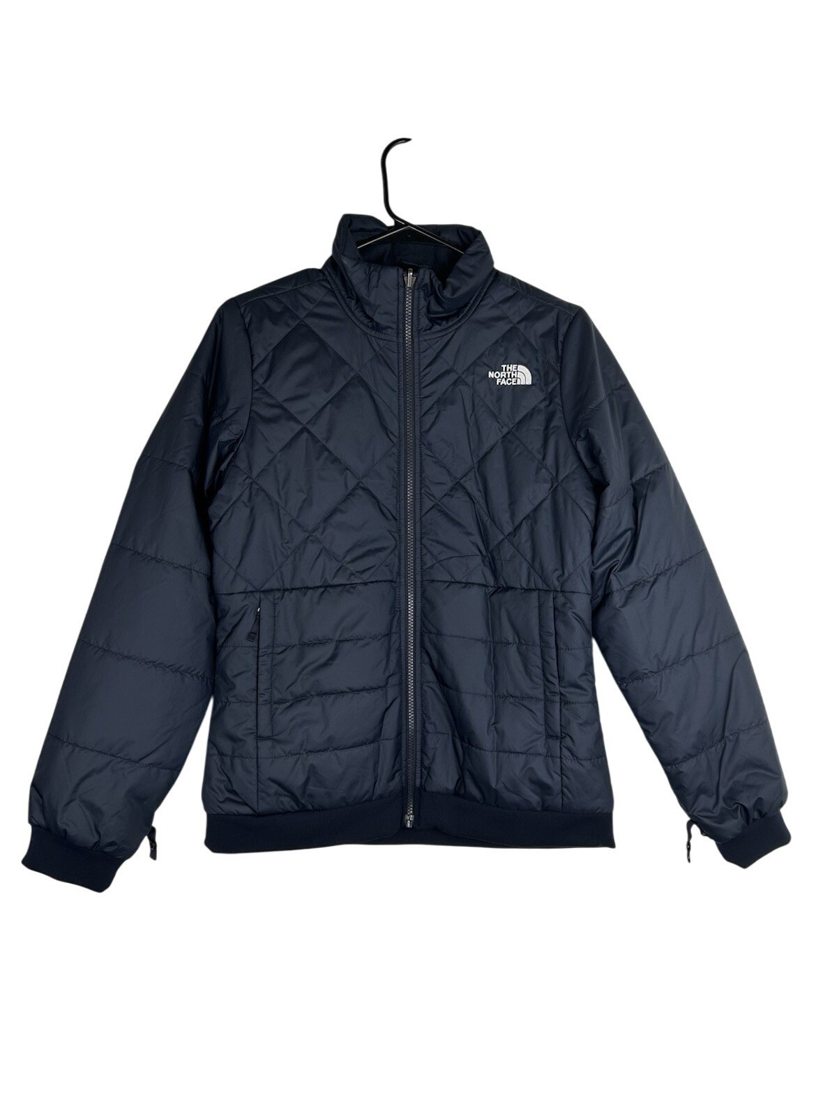 The North Face Tamburello Jacket Women’s Small  Quilted Zip Navy Blue