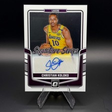 Christian Koloko - 2024 Donruss Optic Signature Series #4