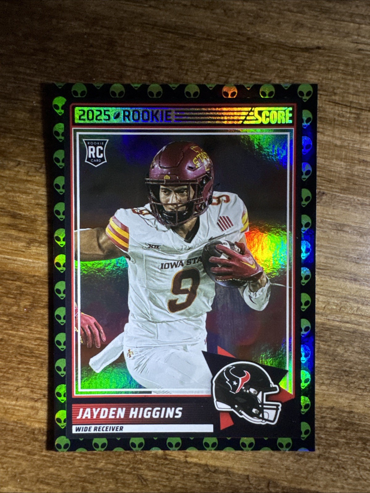 2025 Score - Rookies Jayden Higgins #55 (RC) Extraterrestrial Sp