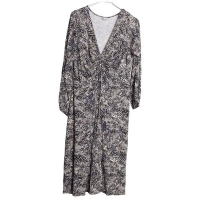 Wallis, Kleid, Größe: 44, Schwarz/Beige/Mehrfarbig, Elasthan/Viskose, Damen #DNF