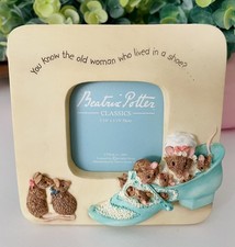 Beatrix Potter Enesco Vintage Photo Frame The Old Woman Who Lived in a Shoe