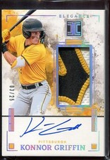 2025 Konnor Griffin Patch Auto Panini Impeccable Holo Silver /25 #EJA-KG Pirates