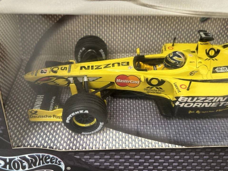 Hot Wheels Racing F1 Jordan Honda Heinz-Harald Frentzen 1:24 nuevo sellado (2000) Foto 2 de 4