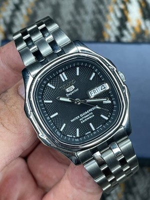 Rare Vintage Seiko Superior SKZ037  Whirlpool  Automatic Men's Watch   Day/Date