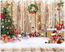 10x8ft Christmas Backdrops for Photography Christmas Photo Backdrop Winter Ho...