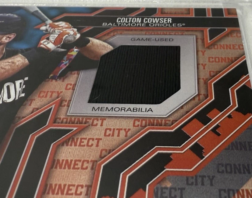 Colton Cowser /150 2025 Topps Series 1 - City Connect Swatch Collection - Image 3 of 4