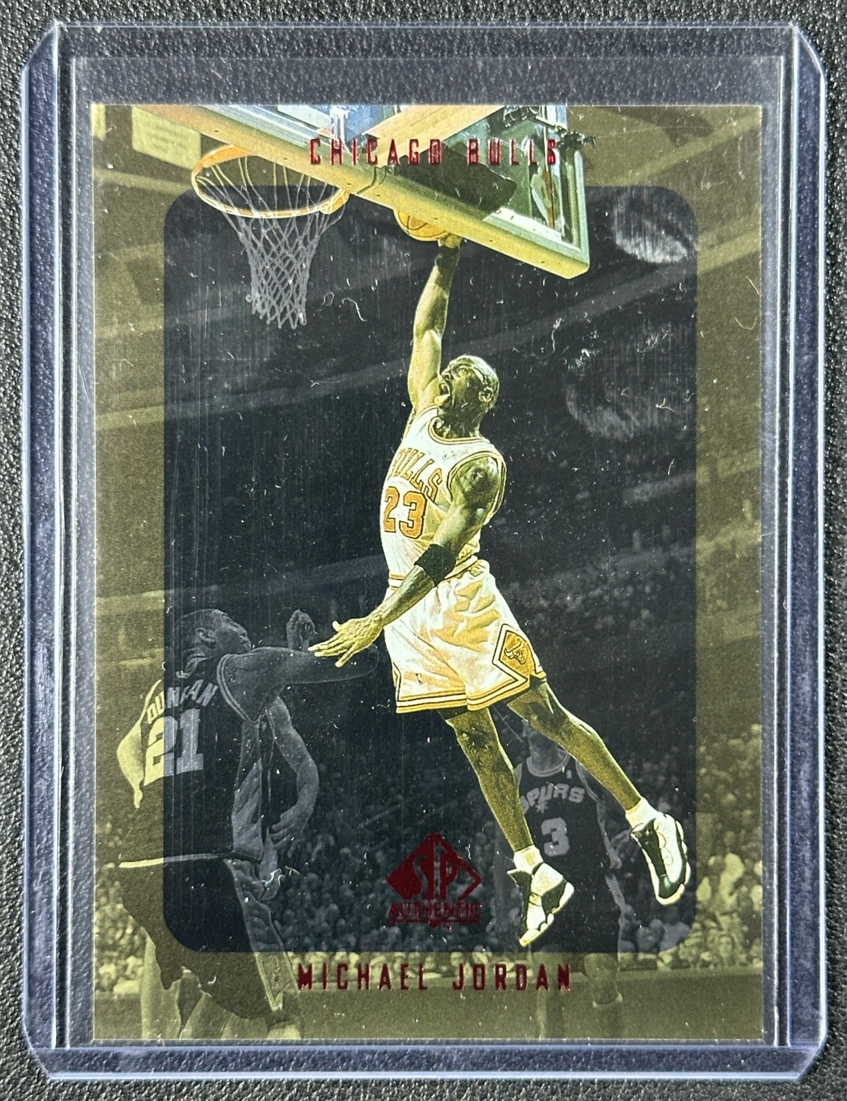 MICHAEL JORDAN 1997-98 SP AUTHENTIC #23 BULLS