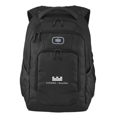 RARE NWT 100% Authentic Citadel Securities Hedge Fund Finance Black Backpack Bag