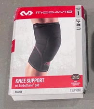 McDavid 410R-BS-XL Level 1 Knee Support W/Sorbothane Pad /New
