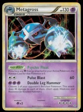 Metagross 4/95 Holo Rare HGSS Unleashed Pokemon Heavily Played