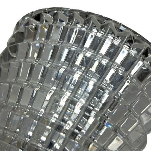Jarrón ovalado ojo de baccarat S 2001 cristal transparente de Nicolas Triboulot Francia - Imagen 8 de 9