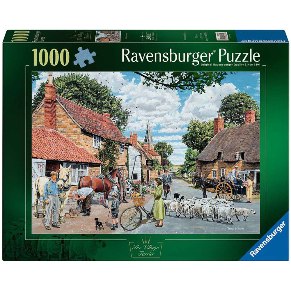 Ravensburger The Village Farrier 1000 Piece Jigsaw Puzzle Trevor Mitchell