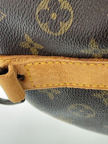 LOUIS VUITTON Boston Bag Keypol Bandoliere 55 Monogram Canvas BRW PVC Used - Picture 5 of 9