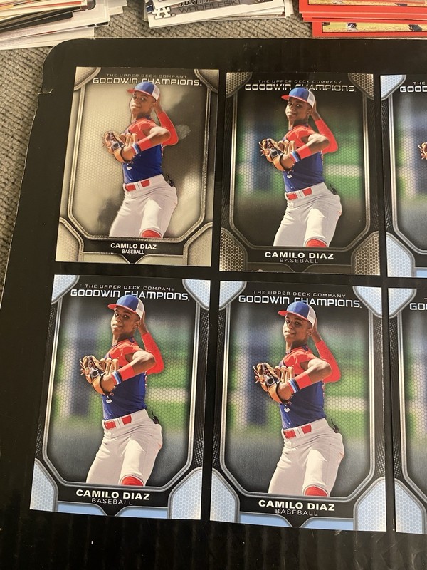 (10) 2024 Camilo Diaz Goodwin Upper Deck Pre Rookie Lot Astros