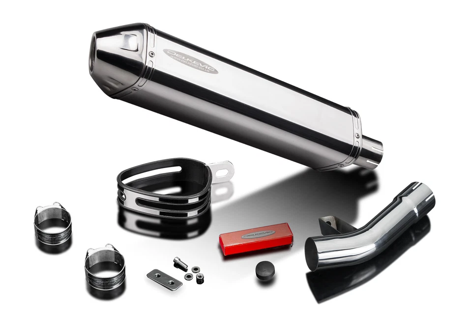 Suzuki GSX650F Katana 2007-16 Slip On 17" Tri-Oval Kit Silenciador de Escape Inoxidable Foto 3 de 3