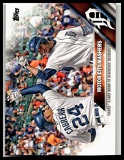 2016 Topps #94 Motor City Mashers (Cabrera / Martinez) Detroit Tigers