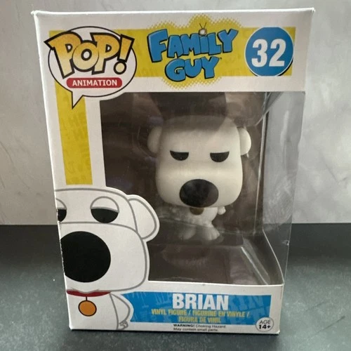 Funko Pop Brian Griffin #32 &  Stewie Griffin #33 Animation Vaulted