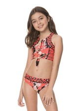 Maaji L105145 Red Reversible Euphoria Dreams Candi Girls Bikini Set Size 8