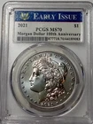 2021 P Morgan Silver Dollar MS70 PCGS Early Issue