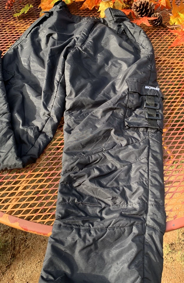 SKIGEAR Niño Niña NEGRO Tabla de Esquí para Nieve Cintura Elástica GROSORA INVIERNO Pantalones Talla XL Foto 4 de 4