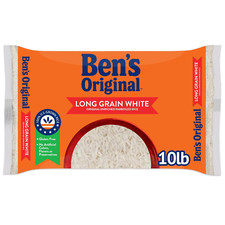 Enriched Long Grain White Rice, Parboiled Rice, 10 Lb Bag