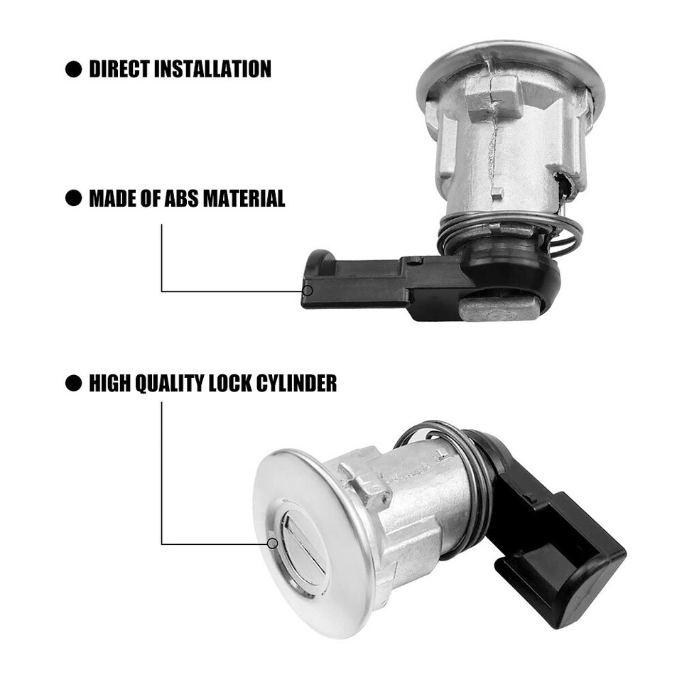 Fuel Door Cylinder Lock Cylinder Keys Set Fits Kit For 19952004 Toyota