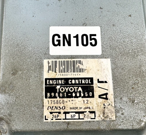 Toyota Land Cruiser KZJ90L KZJ95R 1KZTE A/T 89661-60550 engine computer oem jdm - Picture 2 of 10