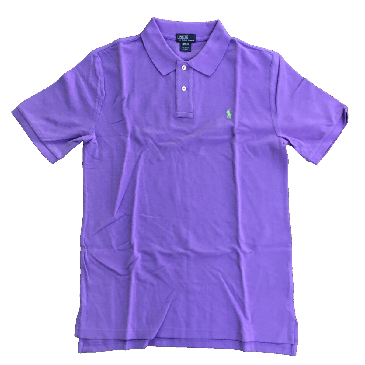Polo Ralph Lauren Shirt XL (18-20) Youth Purple Short Sleeve | eBay